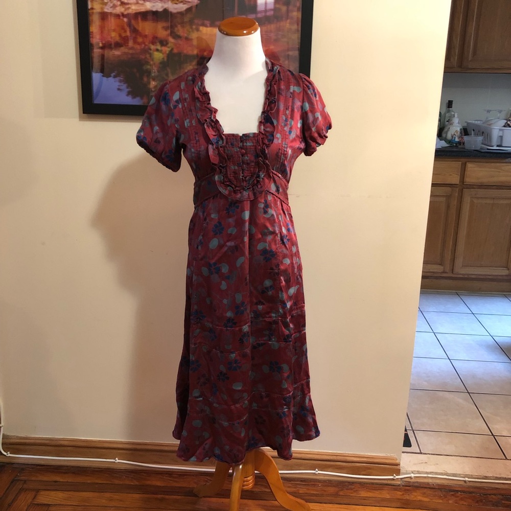 Marc Jacobs Silk Floral Dress